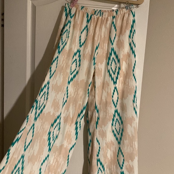 Aztec print wide leg pants - Picture 2 of 4